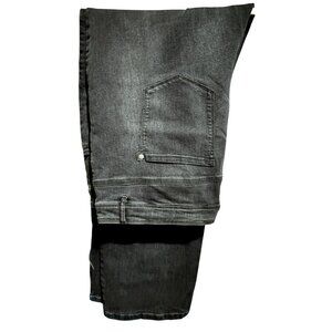 Womens Sz 22 PLUS Jeans Black Wash Boot Cut High Rise Classic 5 Pocket